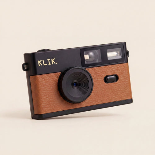 KLIK Screen-Free Camera in Brown
