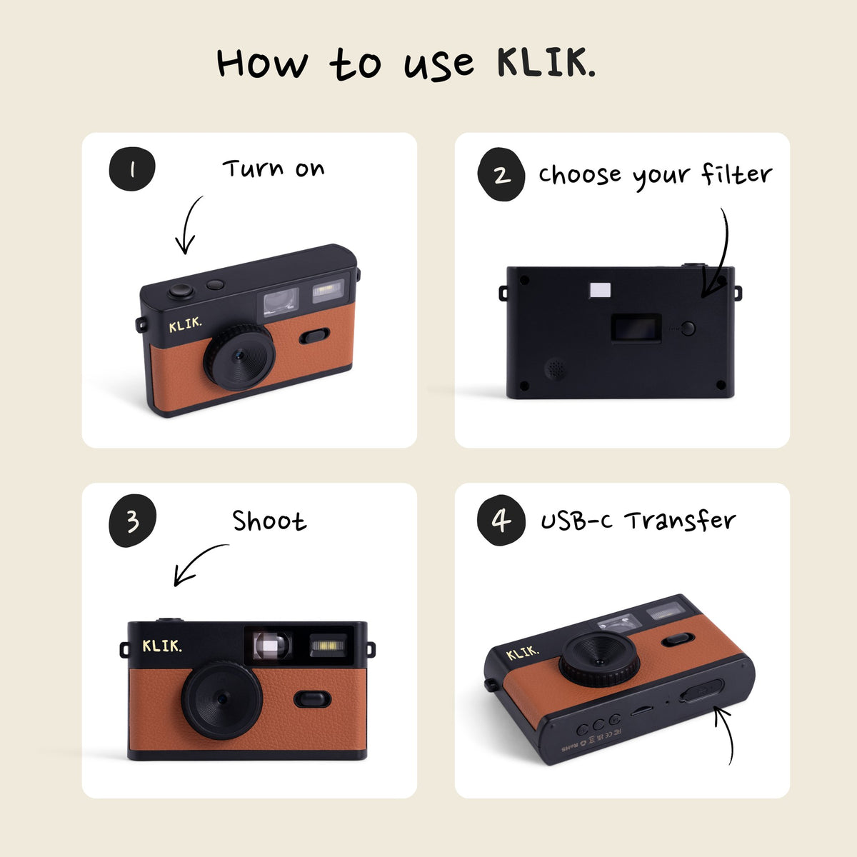 How to use the Brown KLIK camera