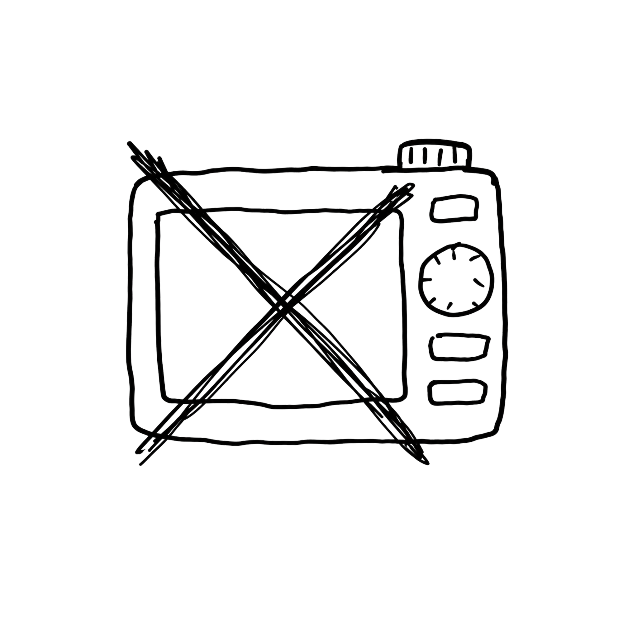 No screen